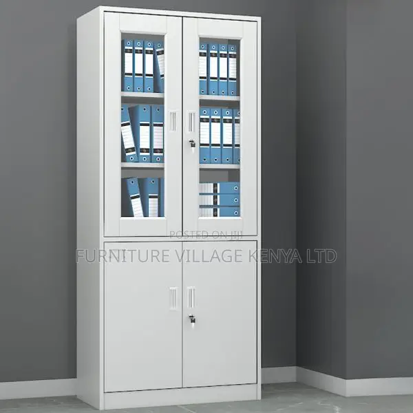 Cabinets:Two-Door Utility Cabinet for Office Storage