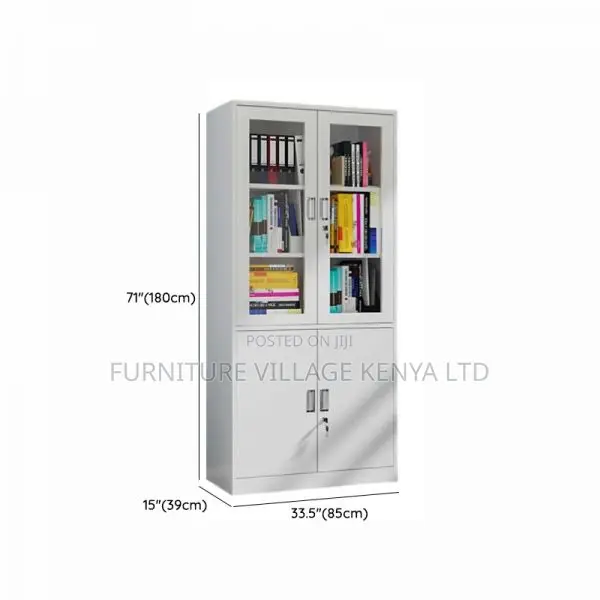 Cabinets:Two-Door Utility Cabinet for Office Storage