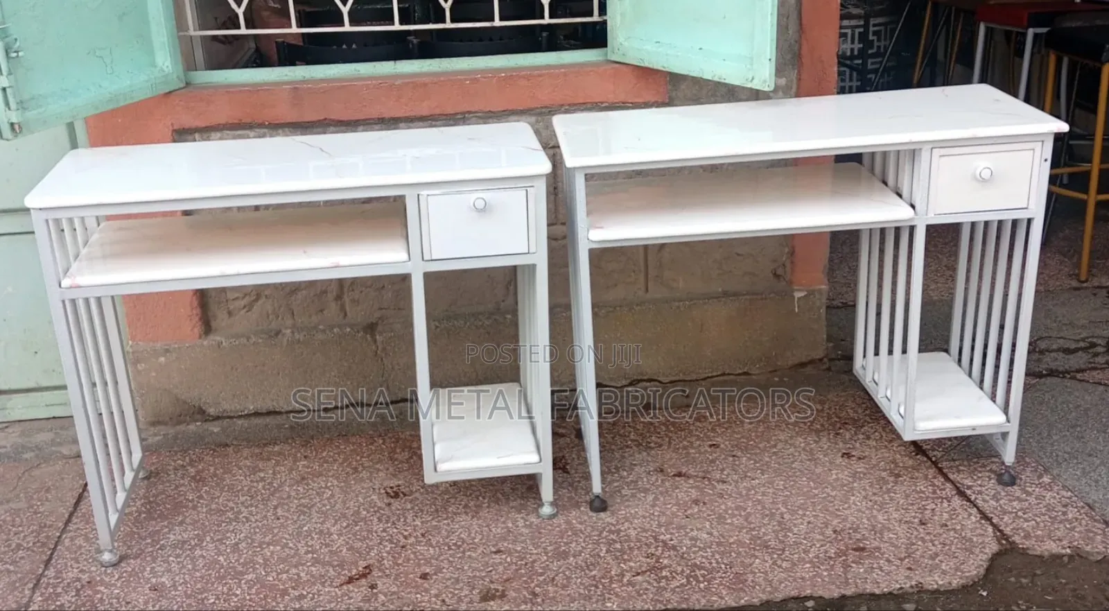 Manicure Tables With Powder-Coating Finish.