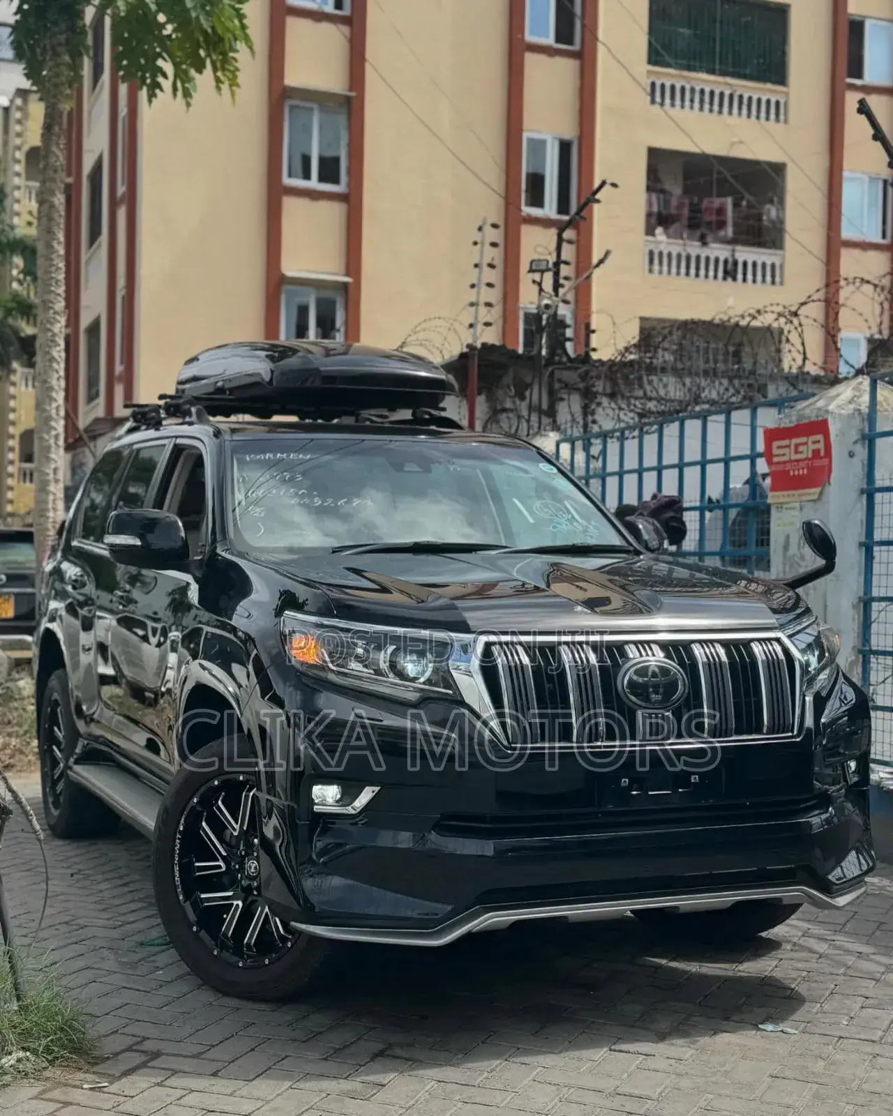 Toyota Land Cruiser Prado 2019 Matt Black