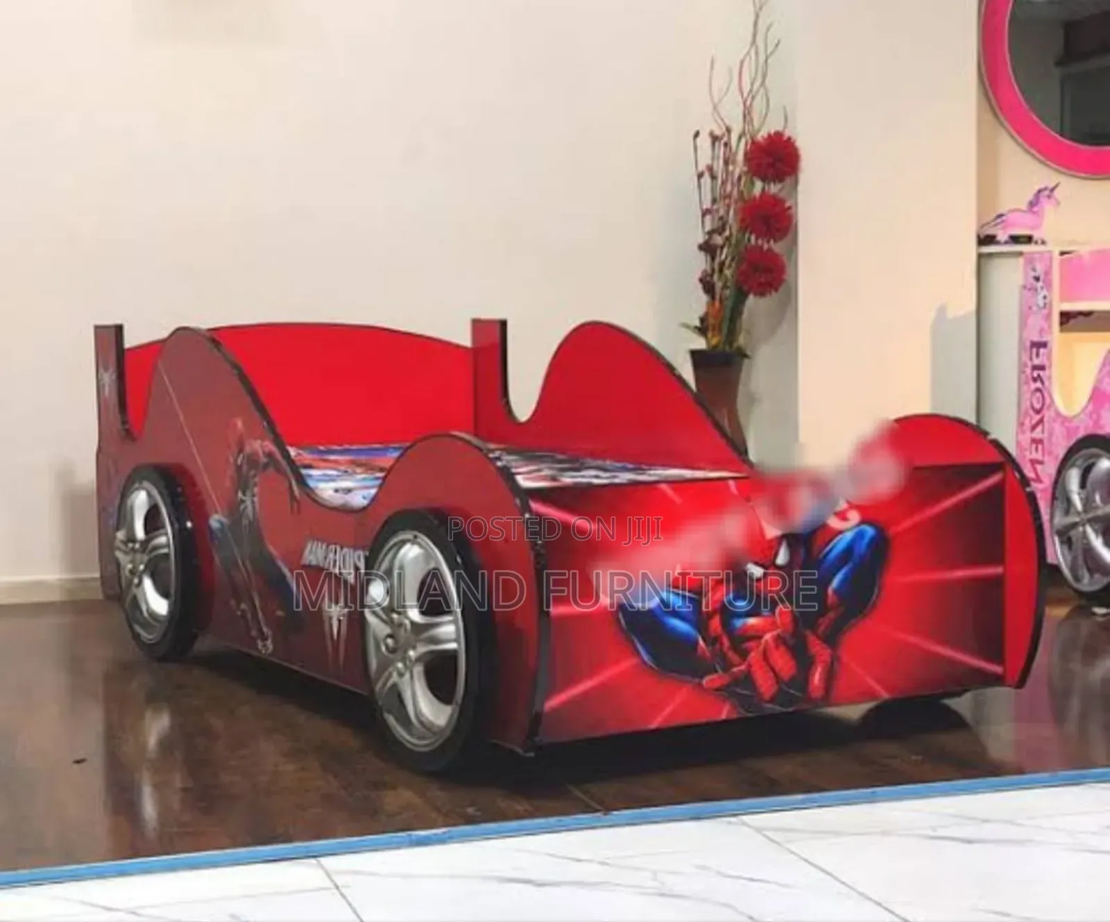 Race -Car Beds for Children. Customized With Lights