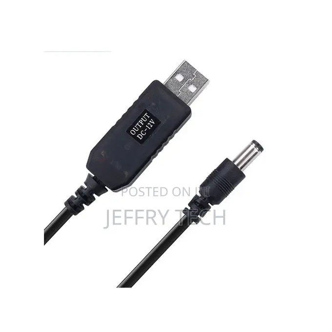King Usb Power Cable With Dc 5v to 12v Converter for Router