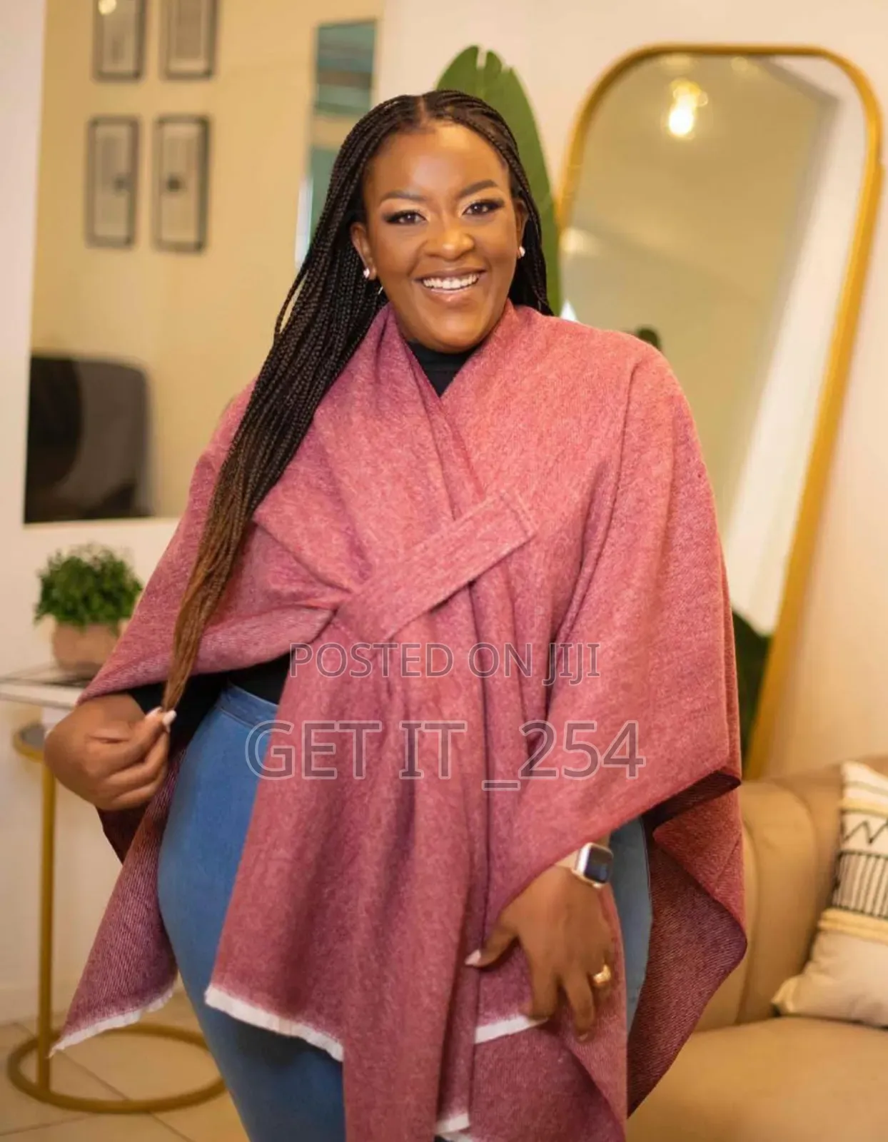 *Wrap Me Up_belted Shawl/Poncho