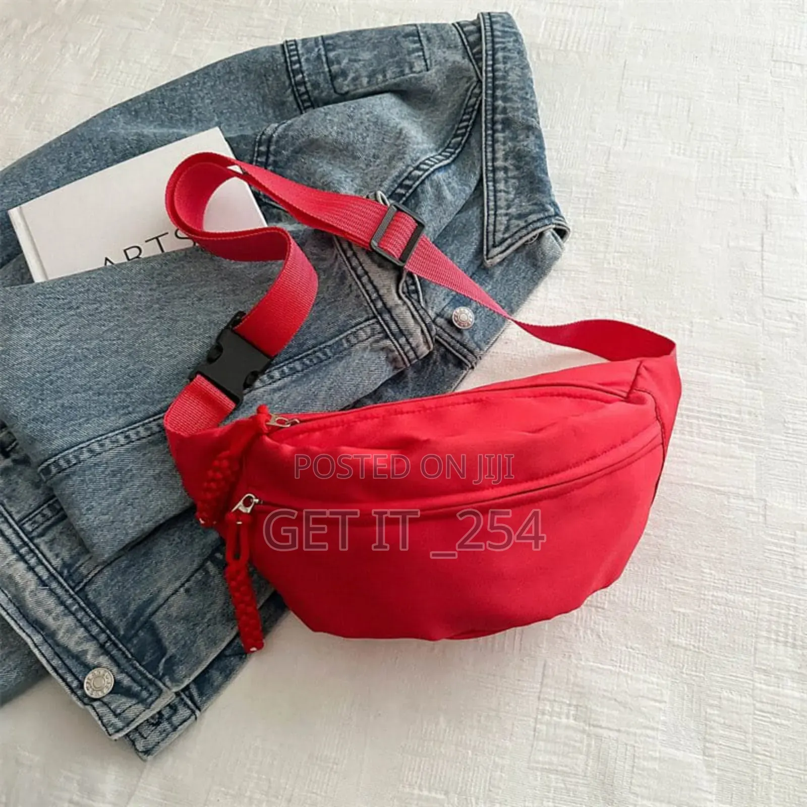 *Fanny Pack / Cross Body/ Waist Travel Bag Size:33x9x15cm