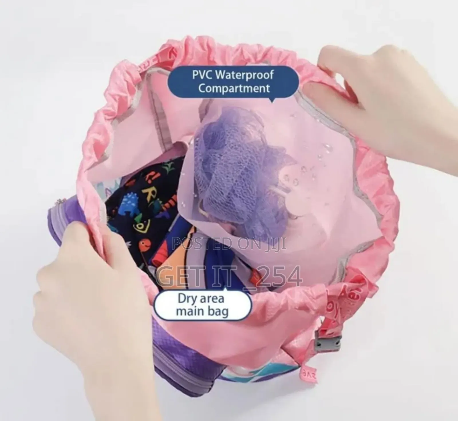 *Cartoon Drawstring Waterproof Swimming Bag/Toys E