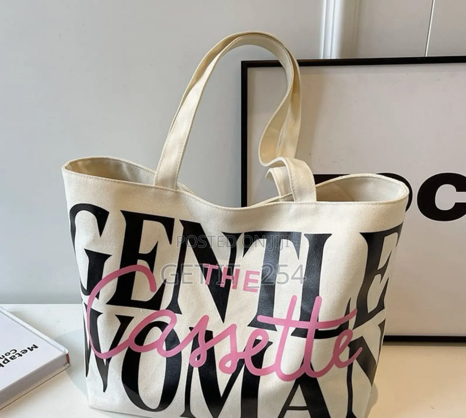 *Gentle Woman Tote Bag at KSHS 1500*
 Size:40x7x32cm