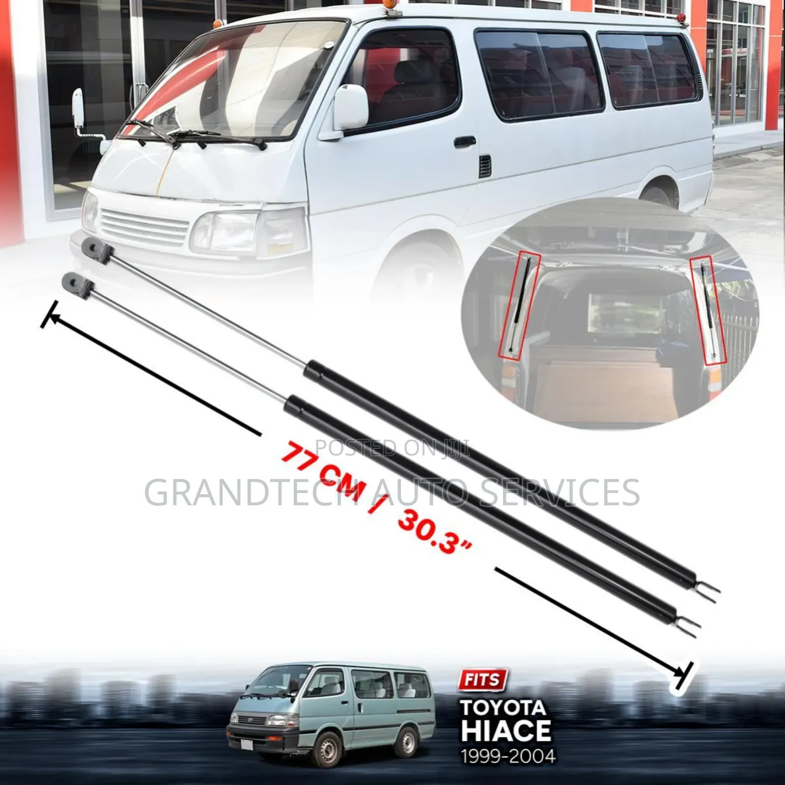 Hiace 5l Boot Shocks