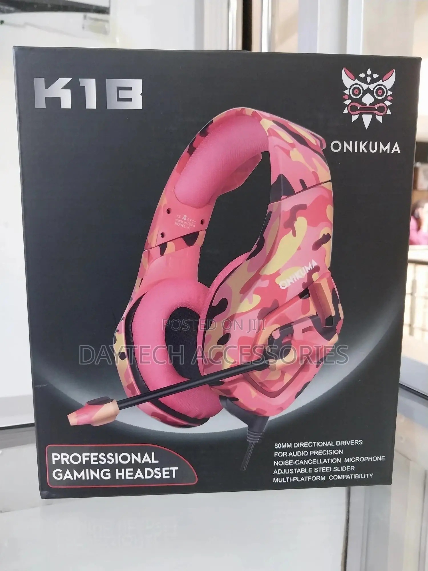 Onikuma K1b Camouflage Gaming Headset With Mic