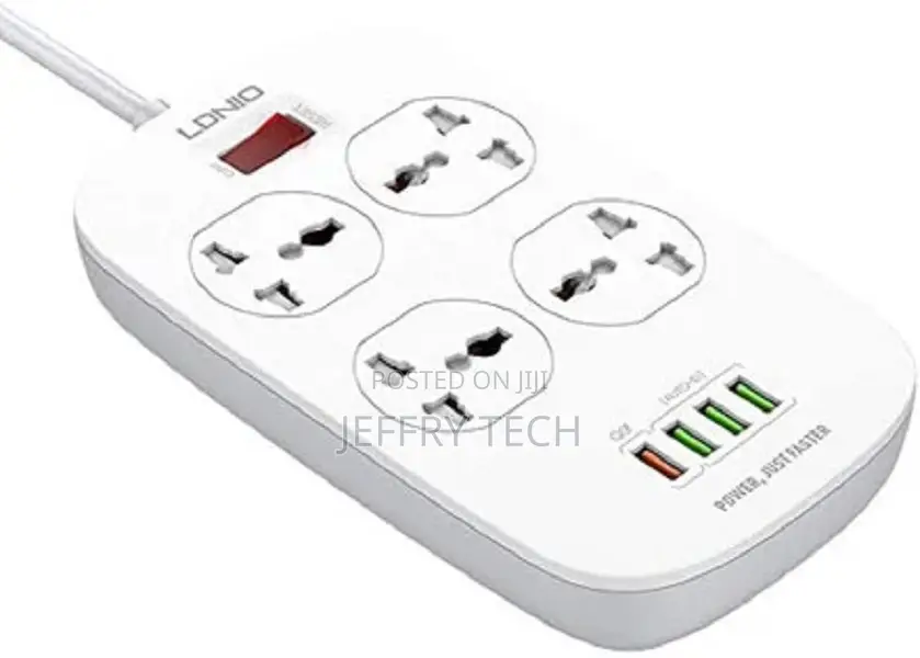 Ldnio Smart 2500w Power Extension With 4 Power Sockets