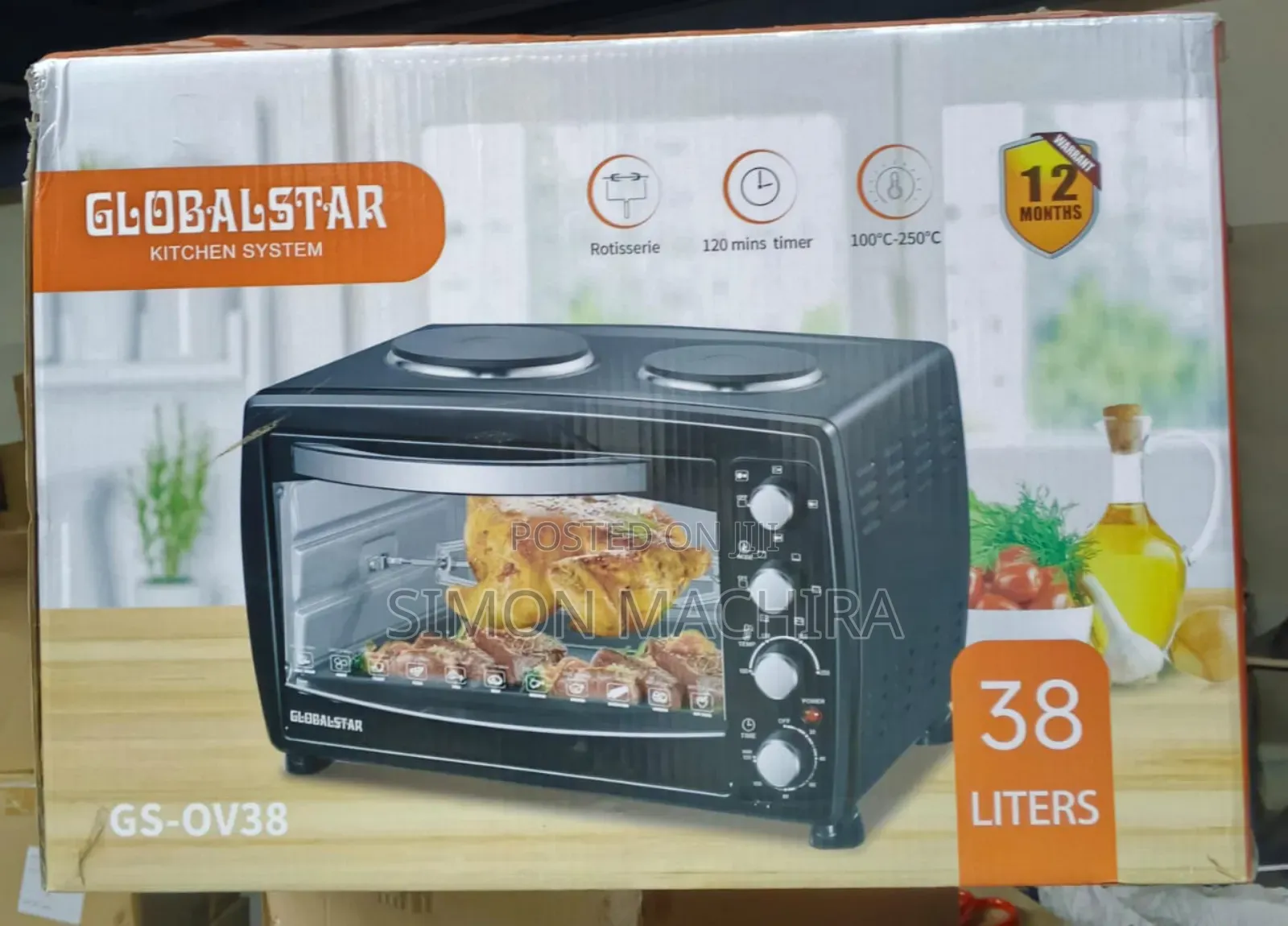 38 Litres Globalstar Oven