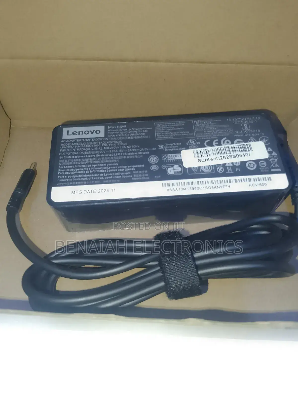 Lenovo Laptop Quality Laptop Charger.65 Way