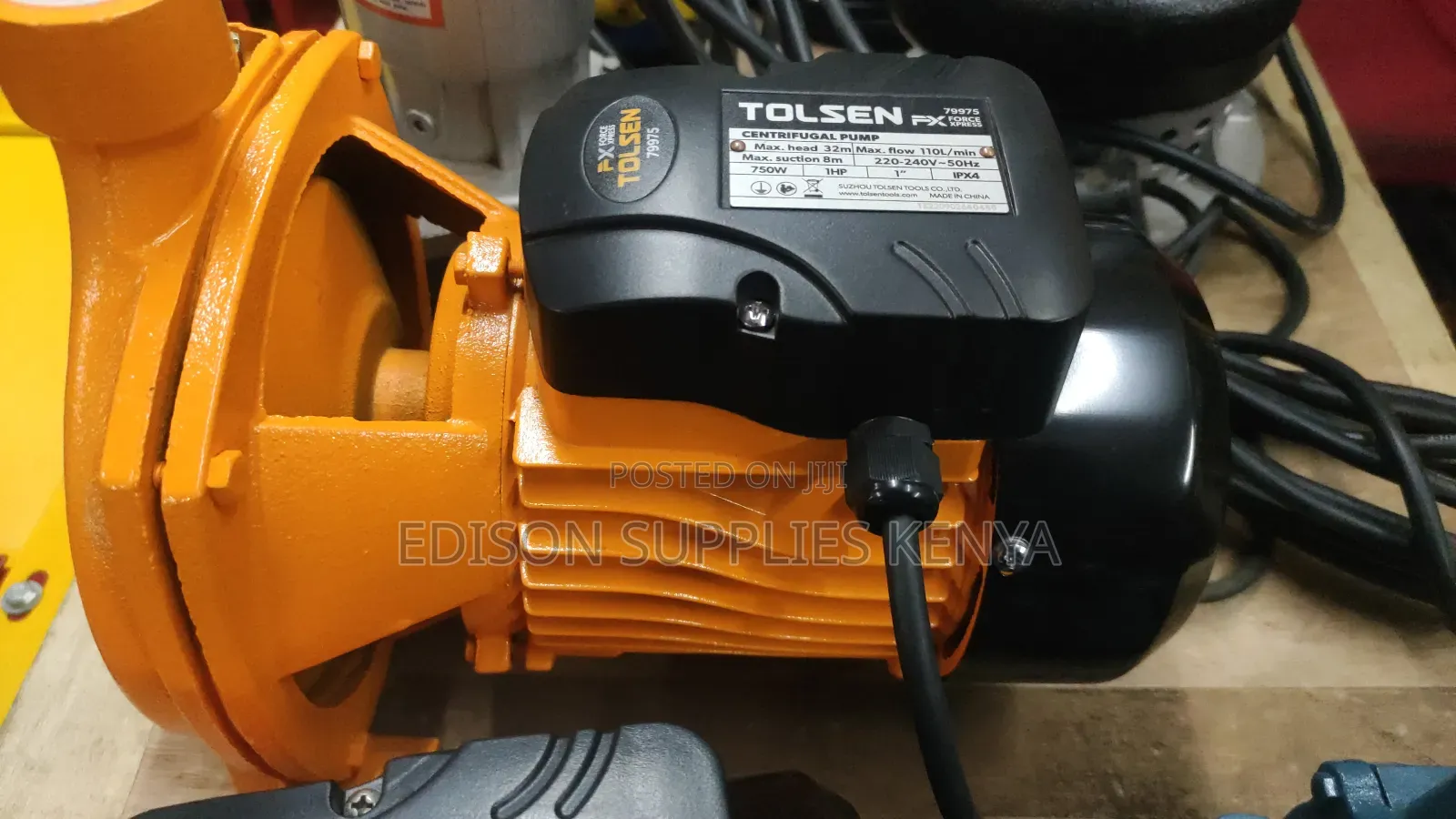 Tolsen Centrifugal Pump 1hp Booster Water Pump 1hp 750watts