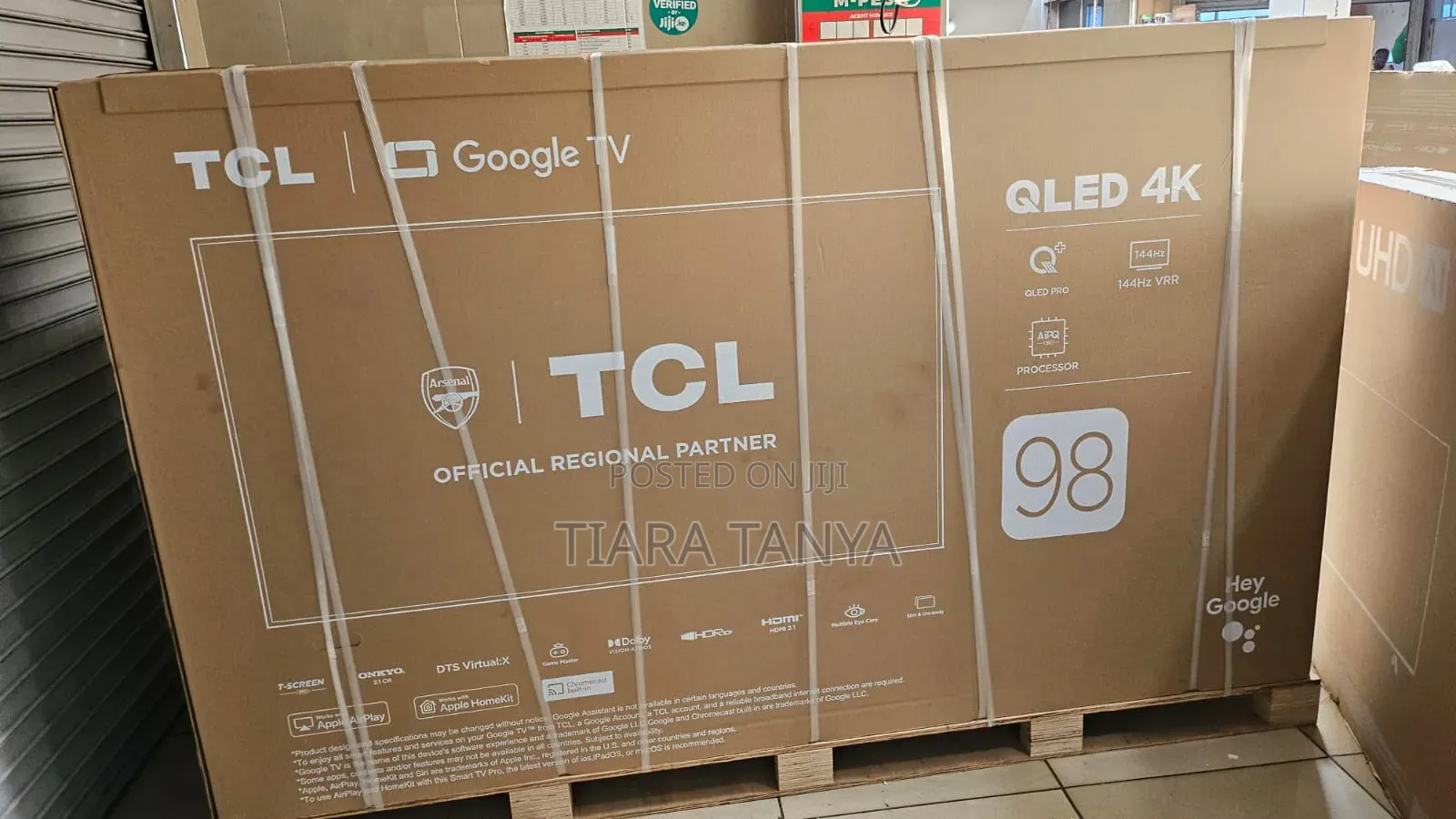 TCL 98 Inch Qled Pro Frameless Uhd Google Tv