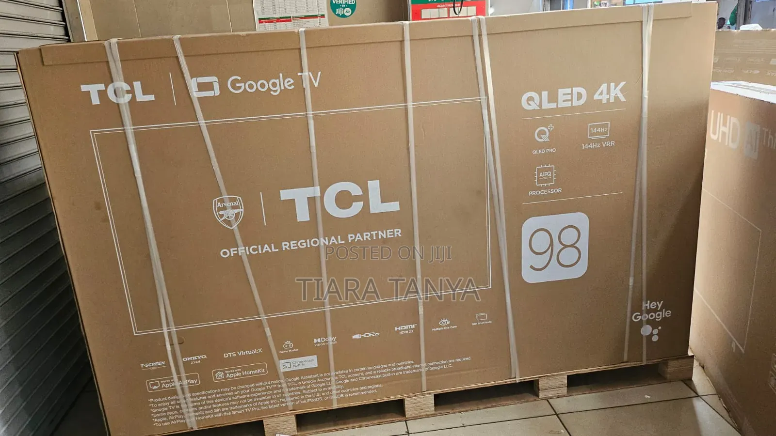 TCL 98 Inch Qled Pro Frameless Uhd Google Tv