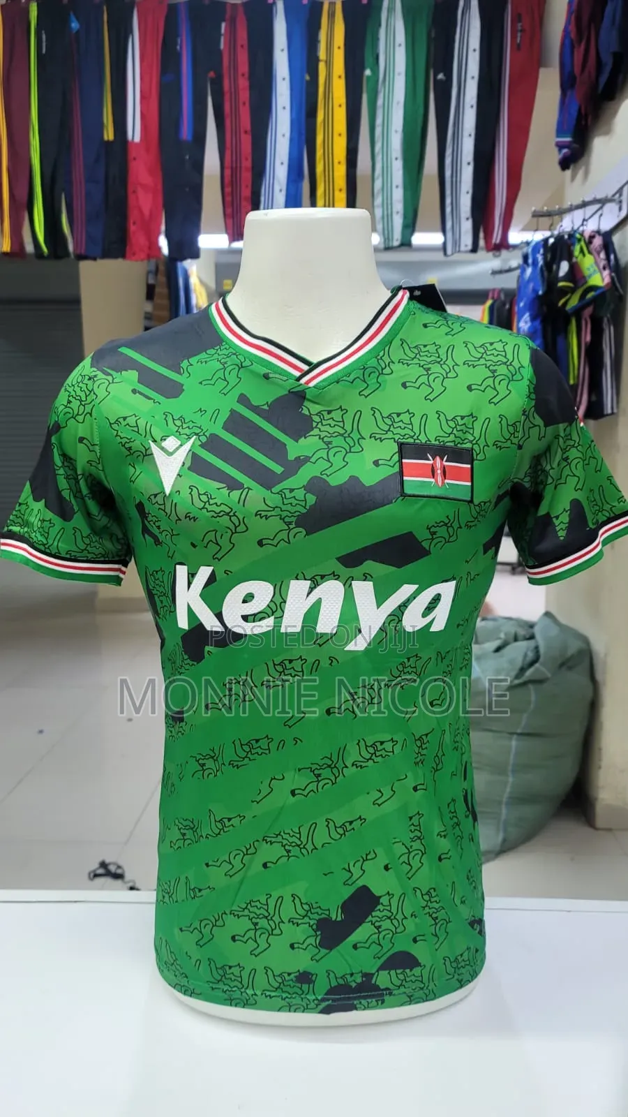 Green Kenya Jersey- Rugby Team Jersey
