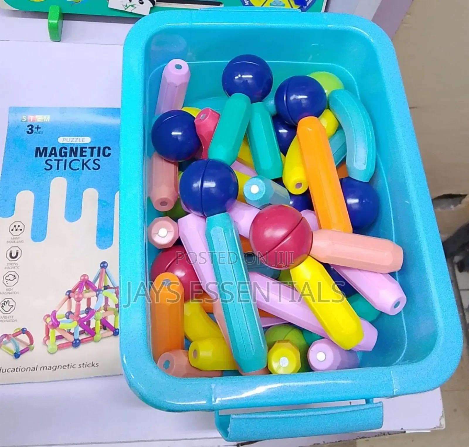 36pc Montessori Magnetic Sticks