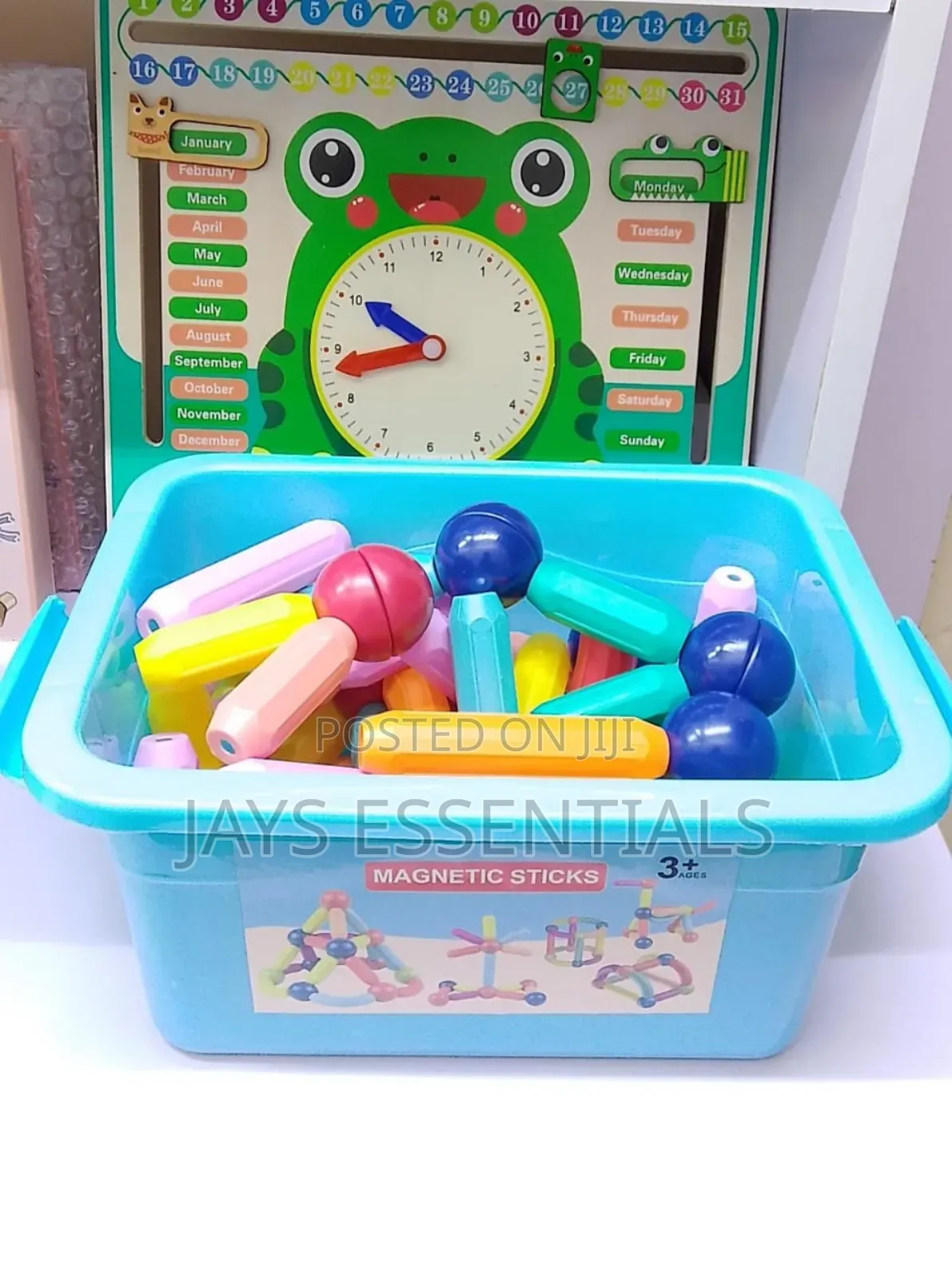 36pc Montessori Magnetic Sticks