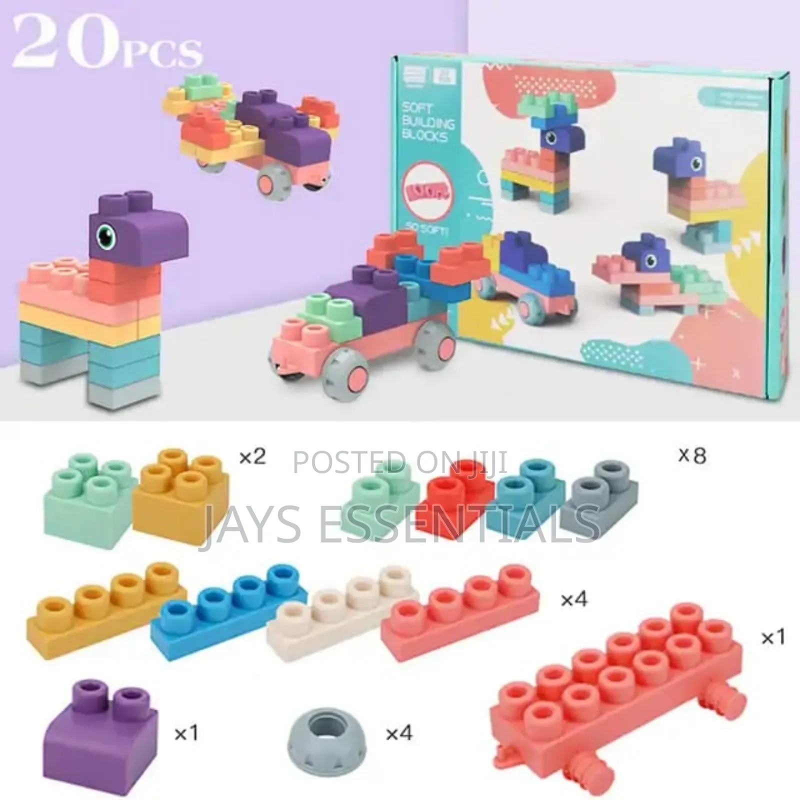 Montessori Soft Playing Blocks