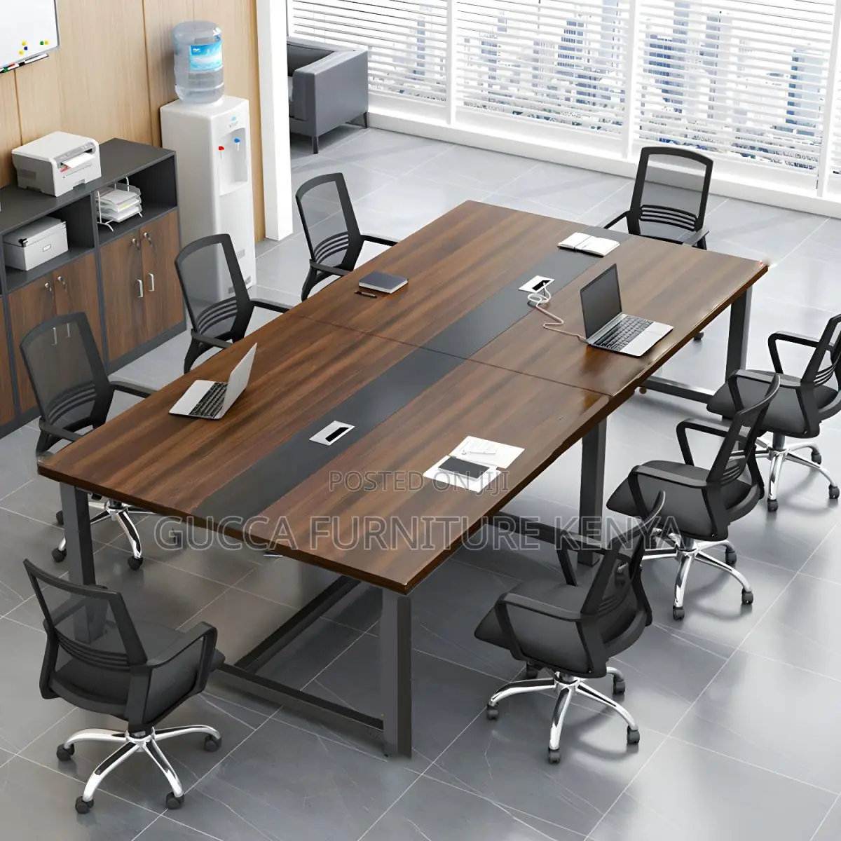 Boardroom Tables: 240cm Elegant Long Writing Boardroom Table