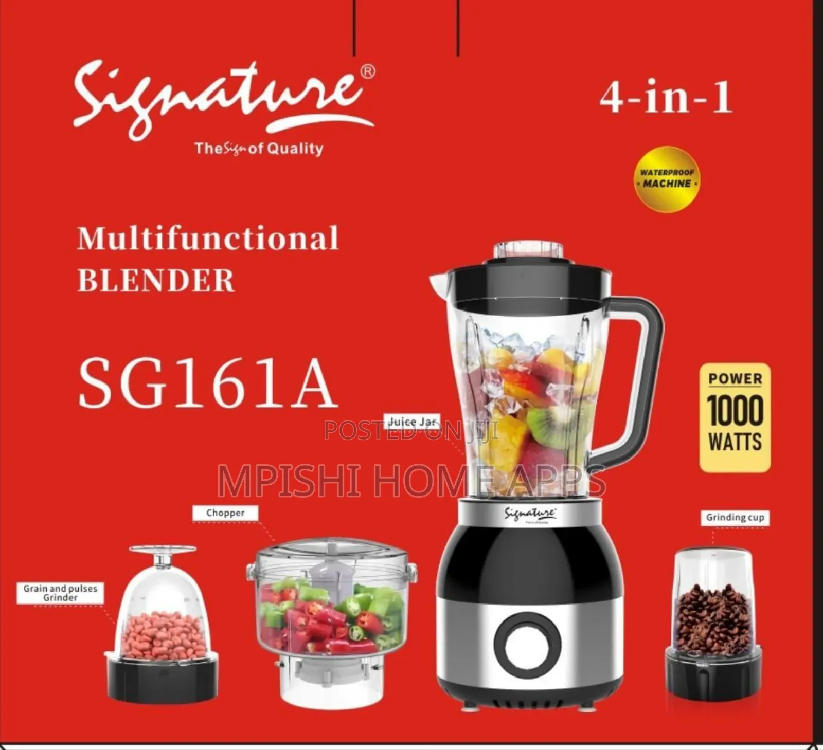 Signature 4 in 1 Multifunctional Blender