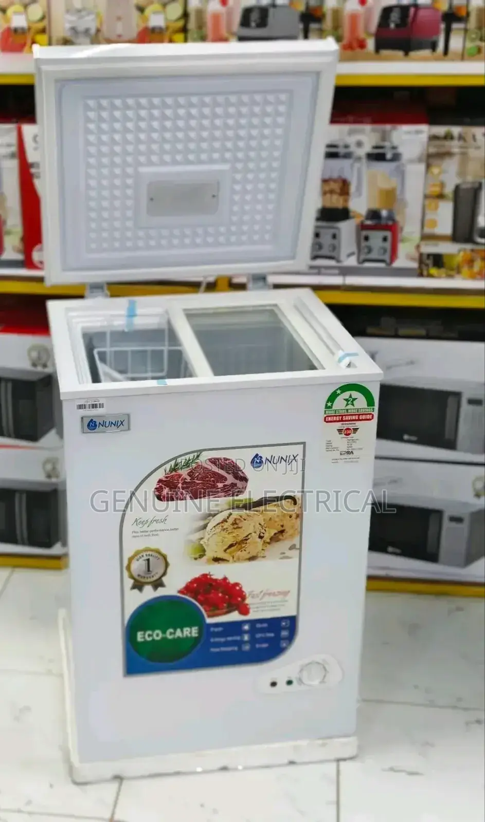 Chest Freezer Nunix 100 Litres Large Capacity