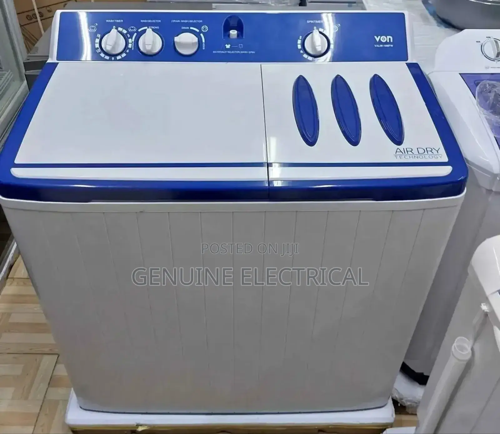 Von Valw-10mfw Twin Tub Washing Machine - Von