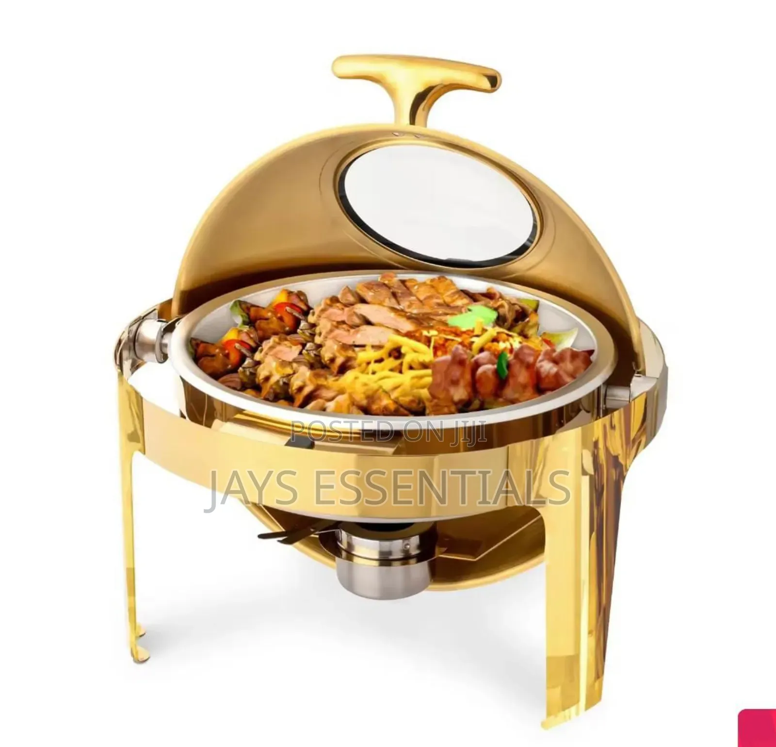 6 Litres Round Gold Chaffing Dish