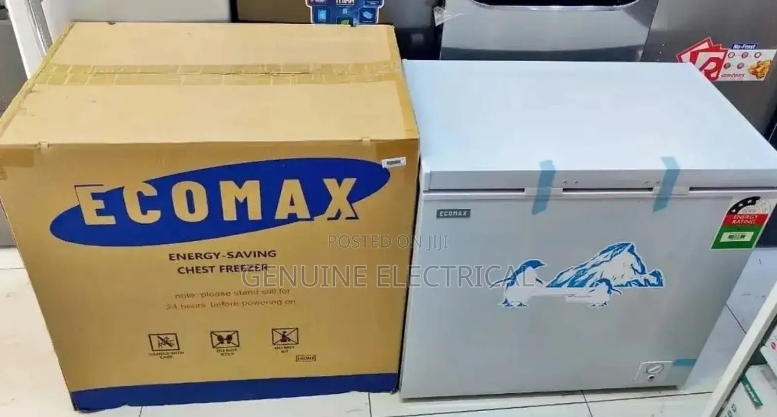 Ecomax Energy - Saving Chest Freezer 169 Liters