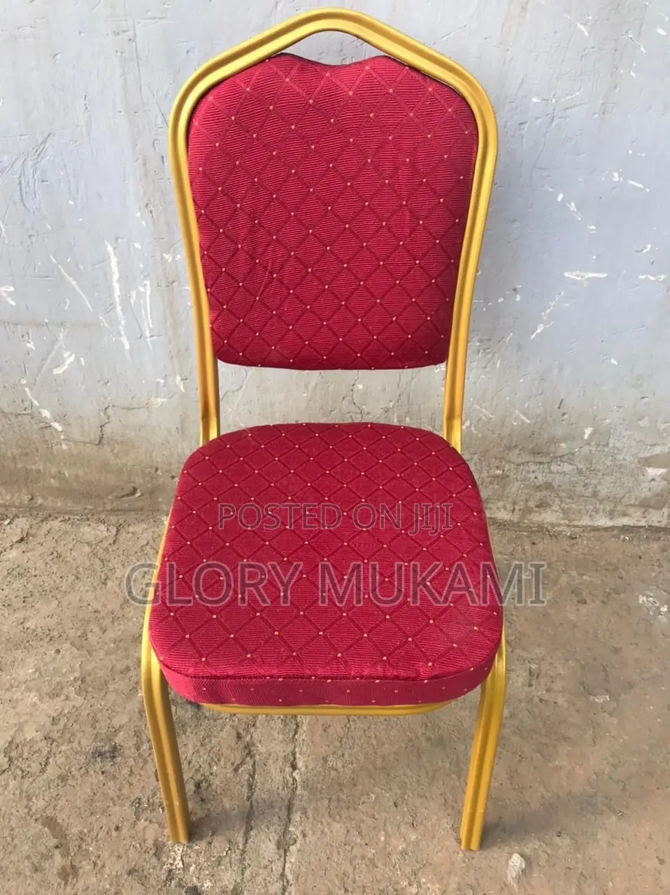 Red Imported Banquets Conference Chairs
