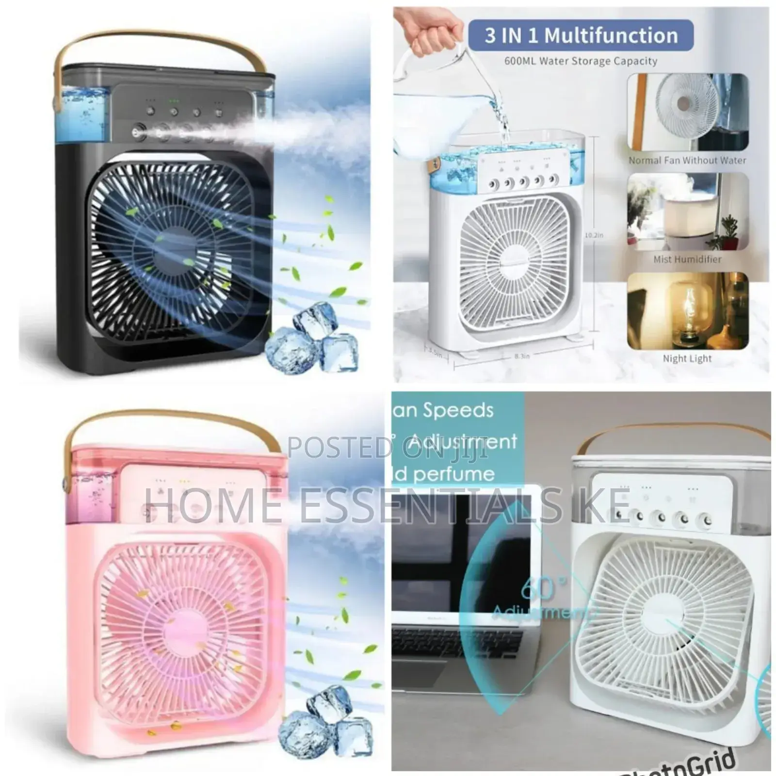 *Portable Humidifier Air Cooler Fan