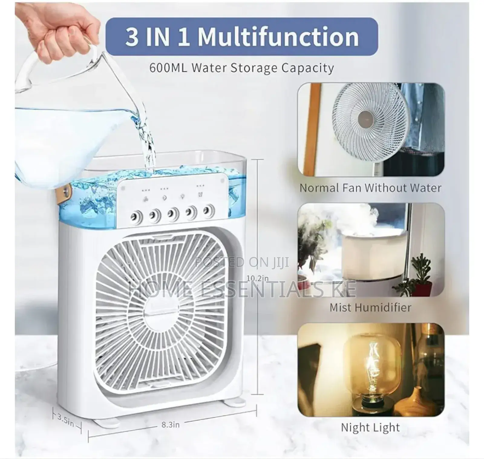 *Portable Humidifier Air Cooler Fan