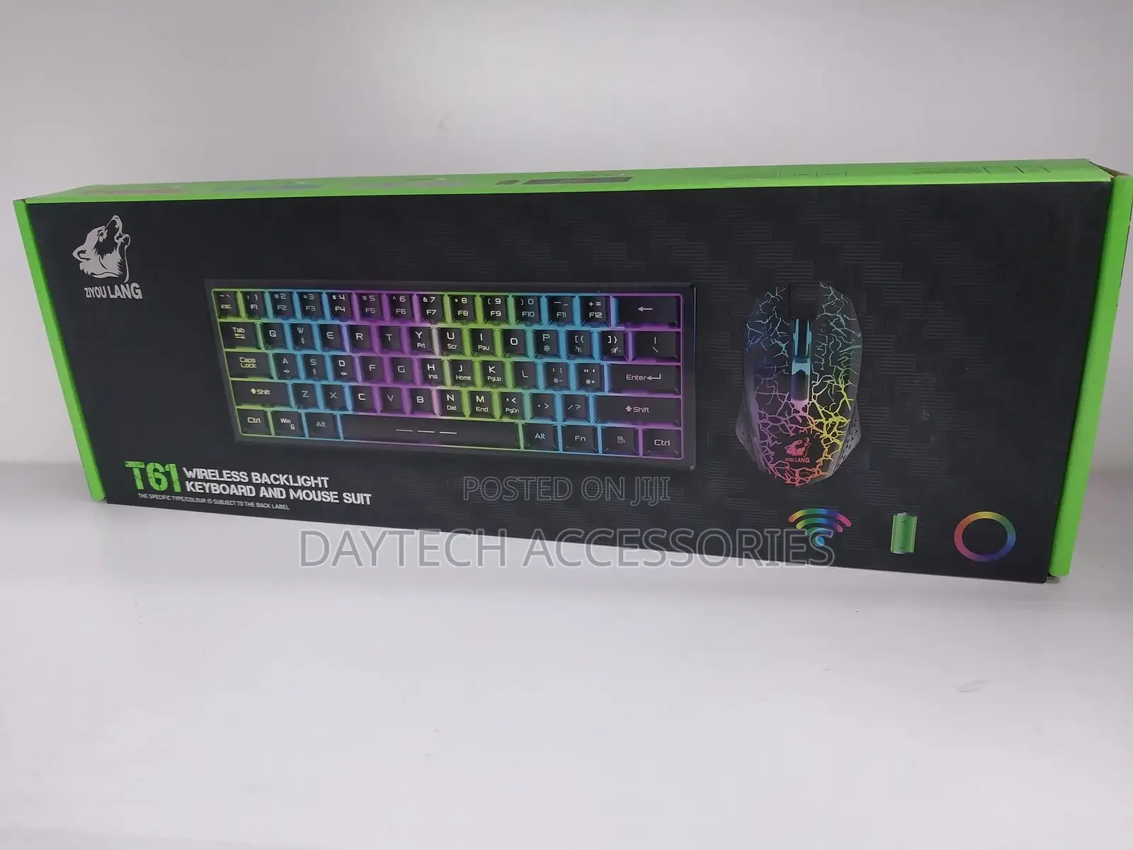 T61 Wireless Gaming Keyboard and Mouse Combo Set 2.4ghz