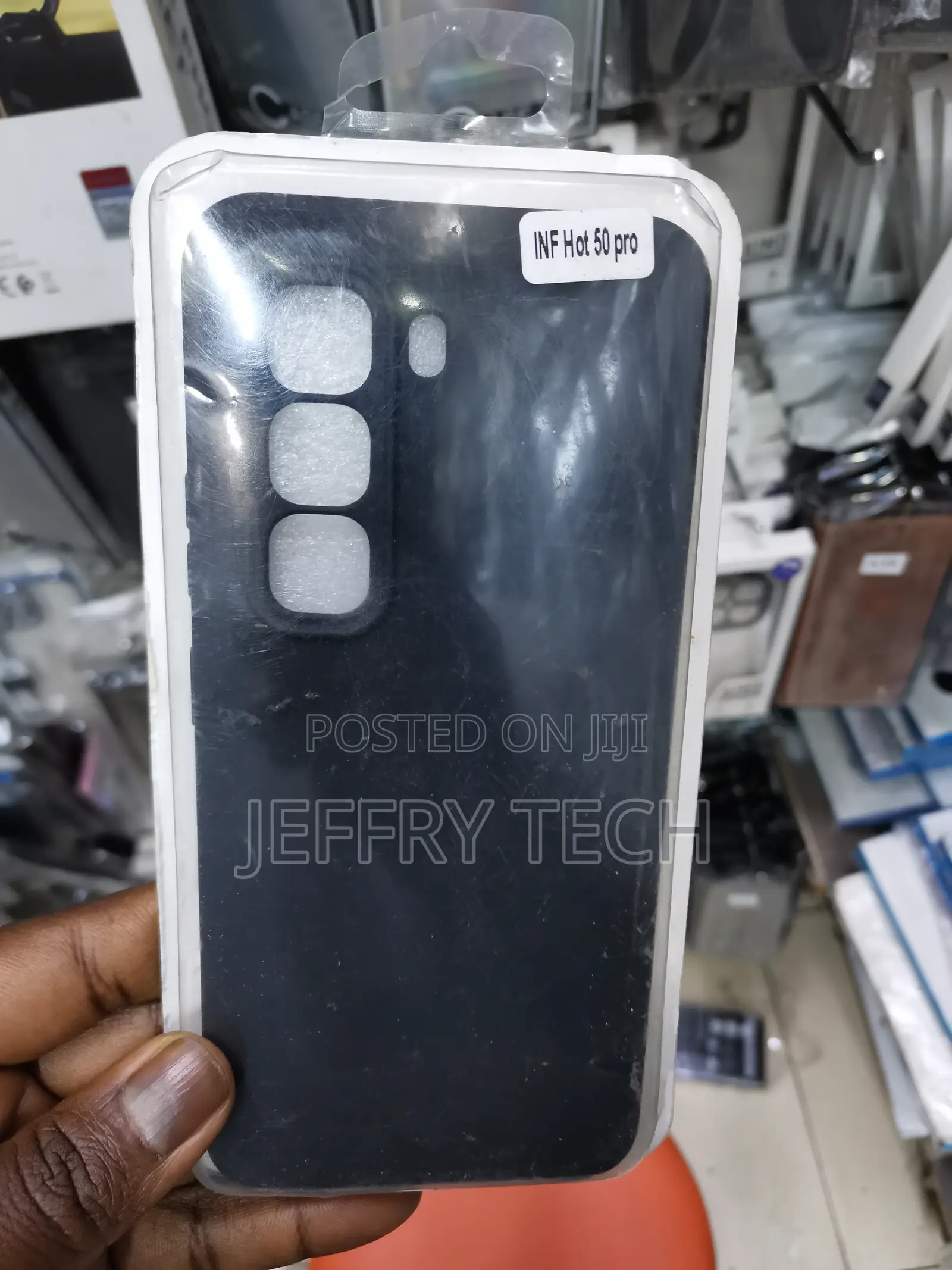 Designerz Infinix Hot 50 Pro Silicone Smooth Surface Case