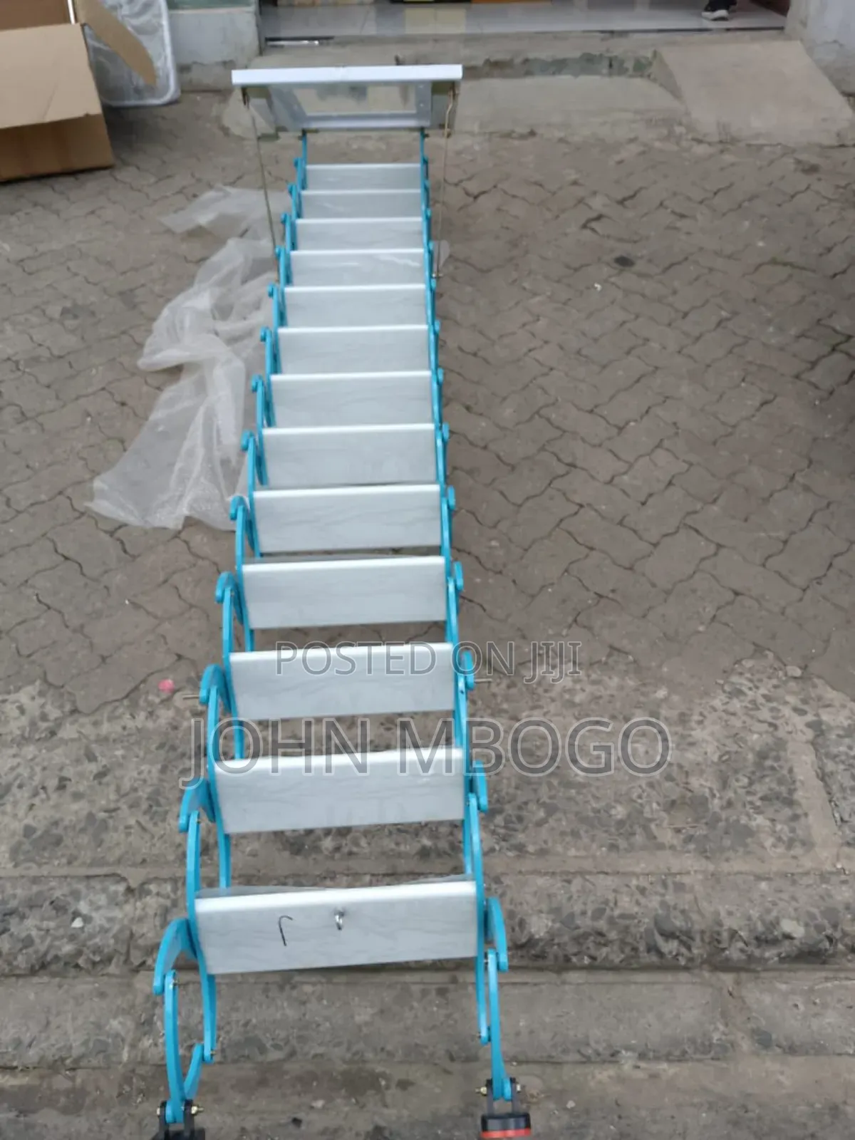Magnesium Alloy Loft Ladder 3.2m - Hand Operated