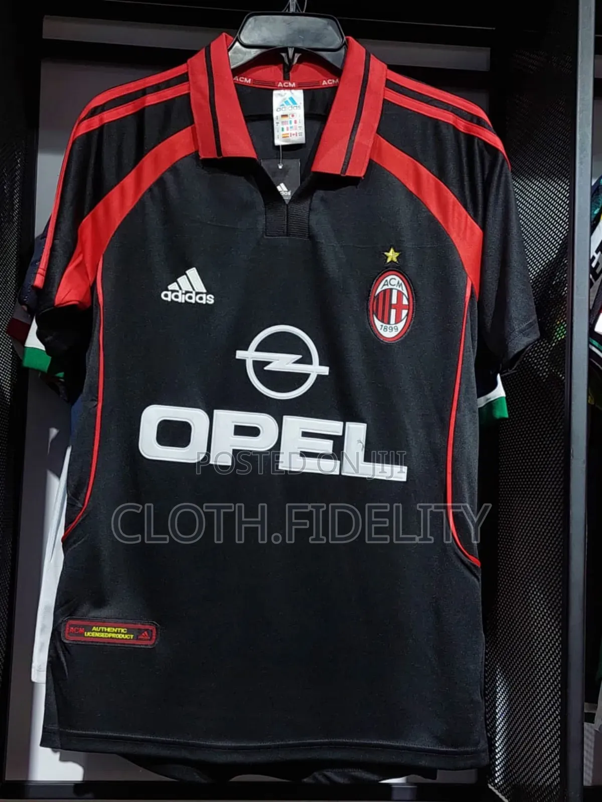 Ac Milan Football Retro Jersey
