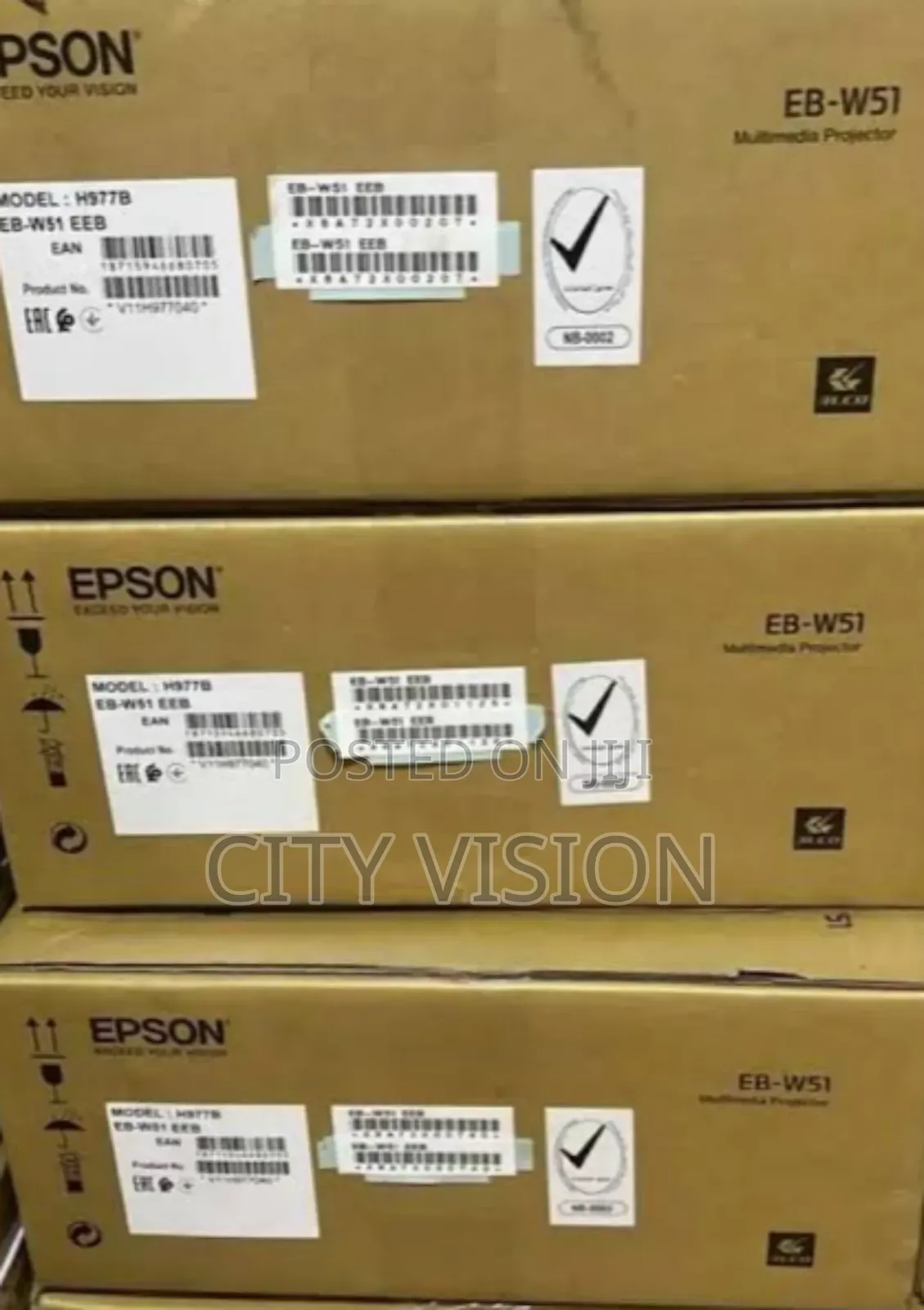 Epson Projector Eb-W51 Projector With 4000 Lumens