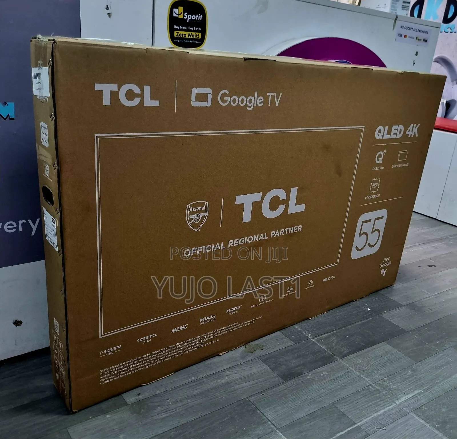 ( New Model 2026) TCL 55′′ 55t6d Qled Smart Tv