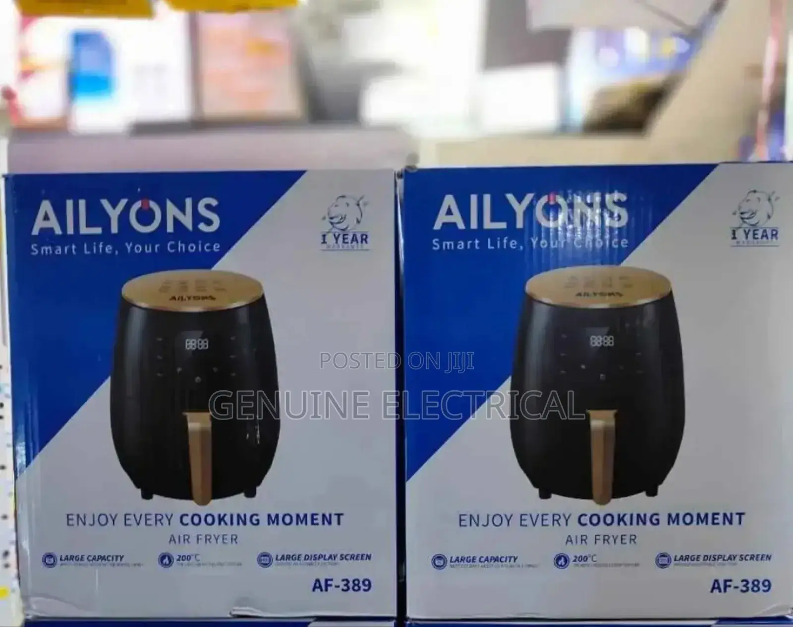Black Ailyons Airfryer -Af2