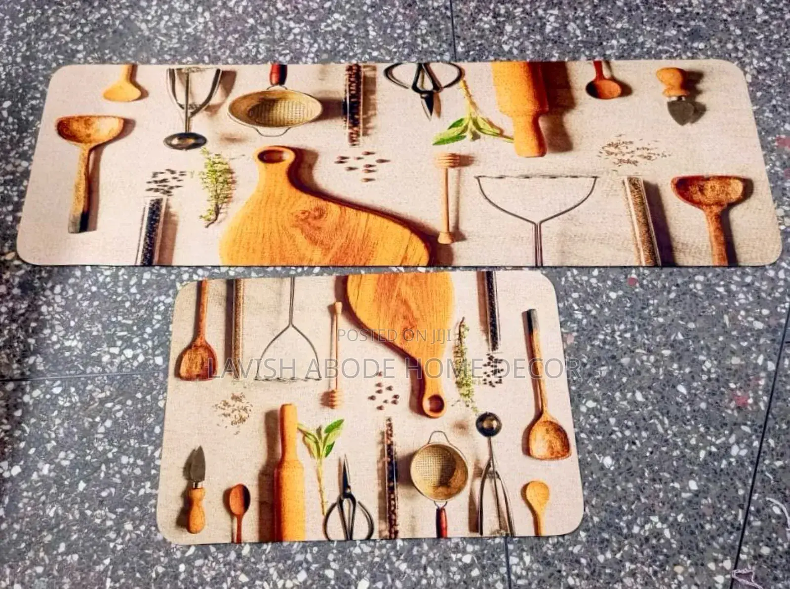 Rubber Kitchen Mats 2 in 1 Antislip Mats
