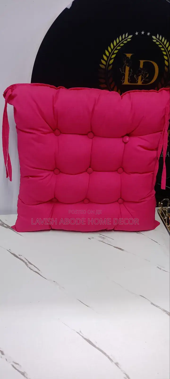 Hot Pink Chairpads / Seatpads Fibre Pillows