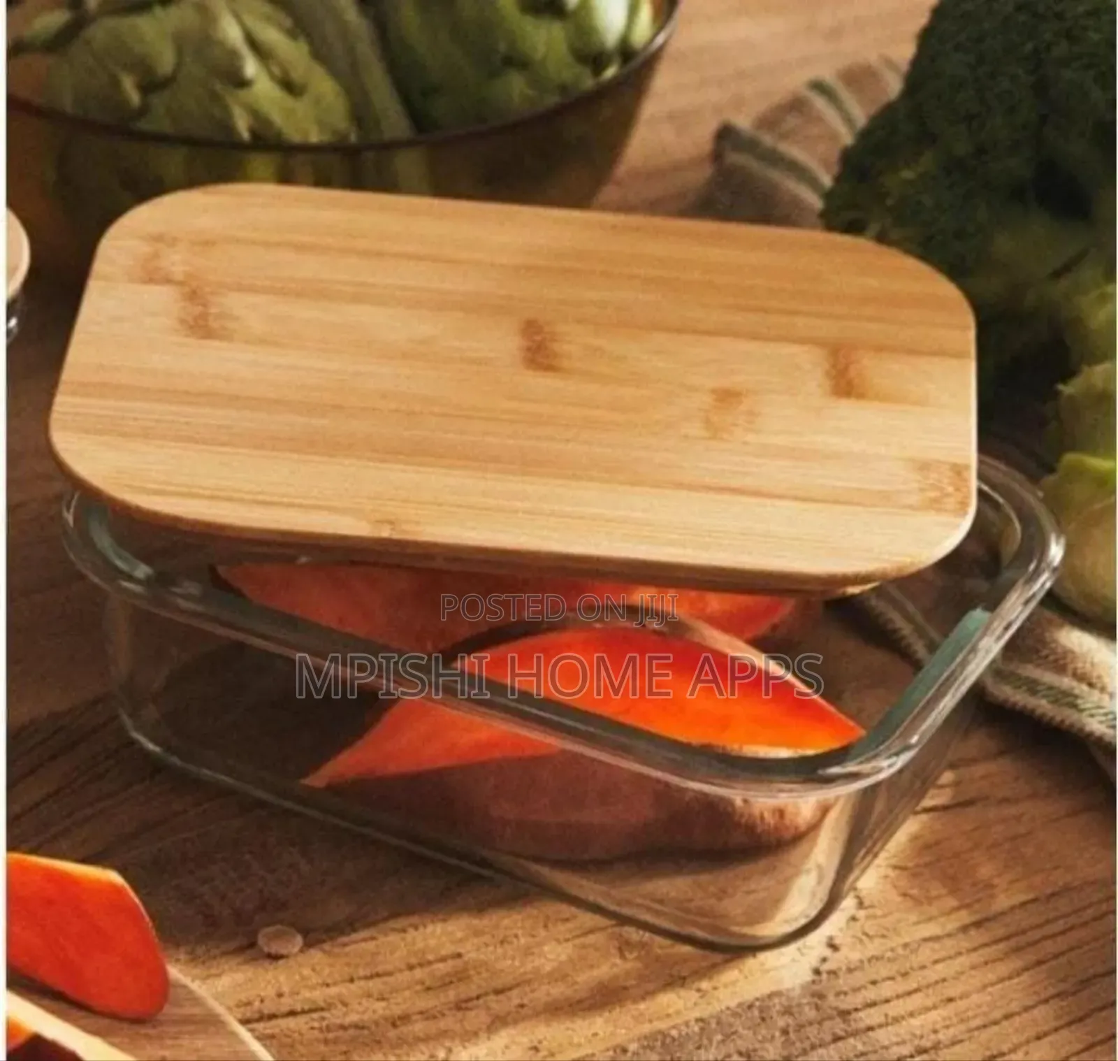 1050ml Bamboo Snacks Box