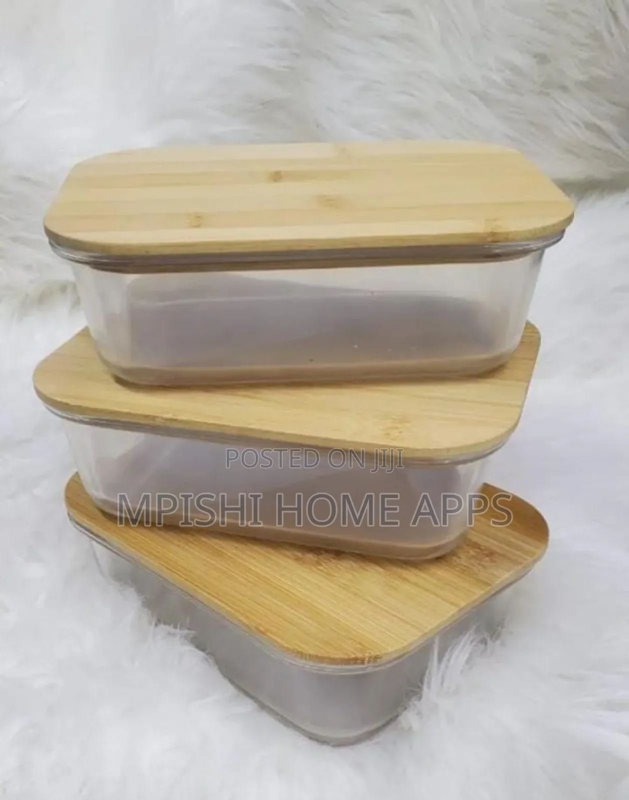 1050ml Bamboo Snacks Box