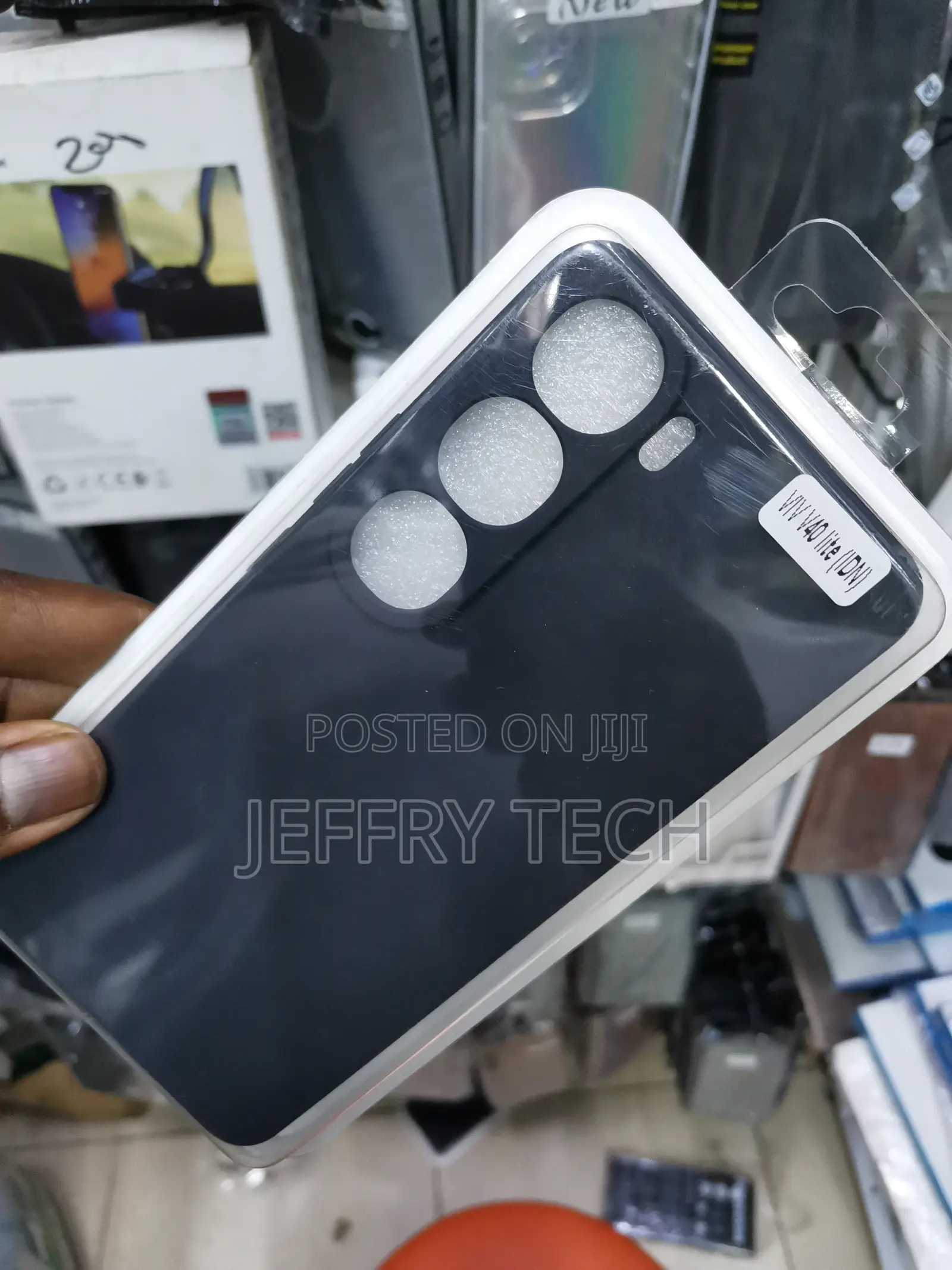3mara Silicone Back Cover for Vivo V40 Lite Lightweight