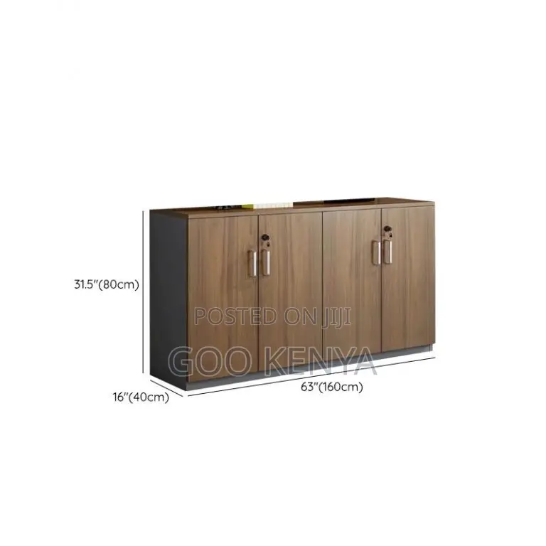 Office Cabinet; 2-Door Wooden Credenza Cabinet
