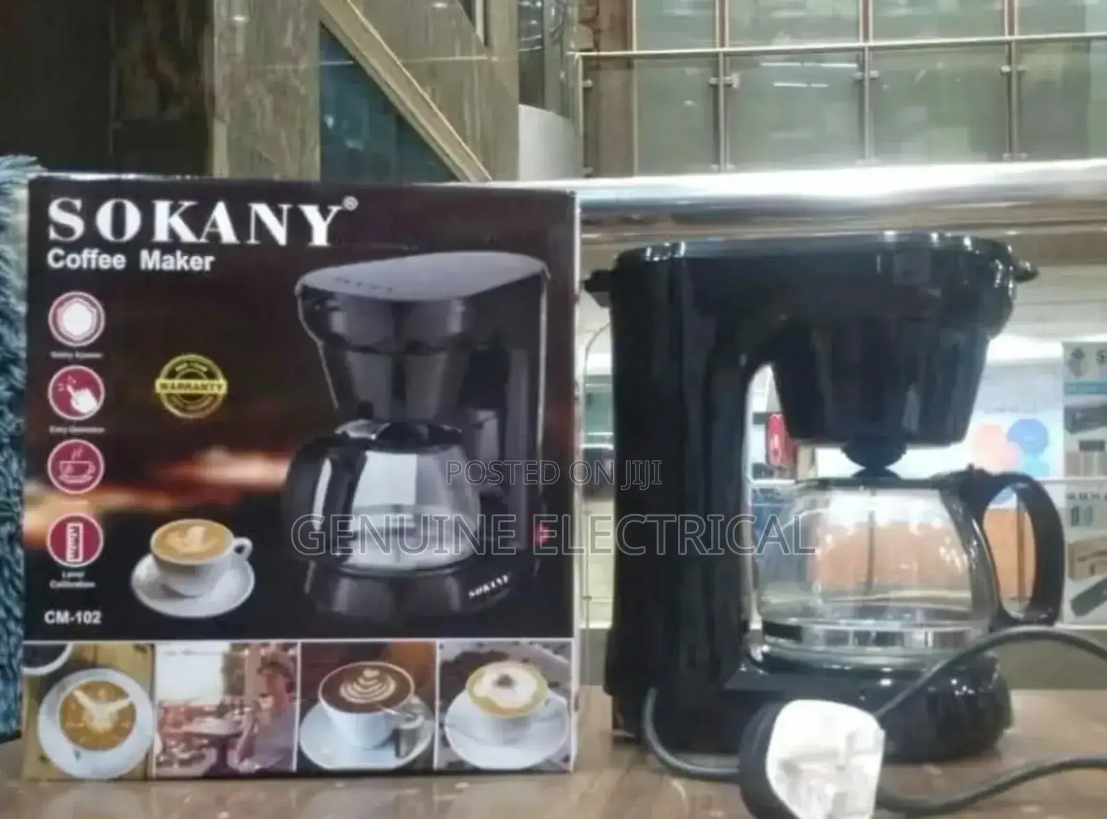 Sokany Coffee Maker Easy Operation