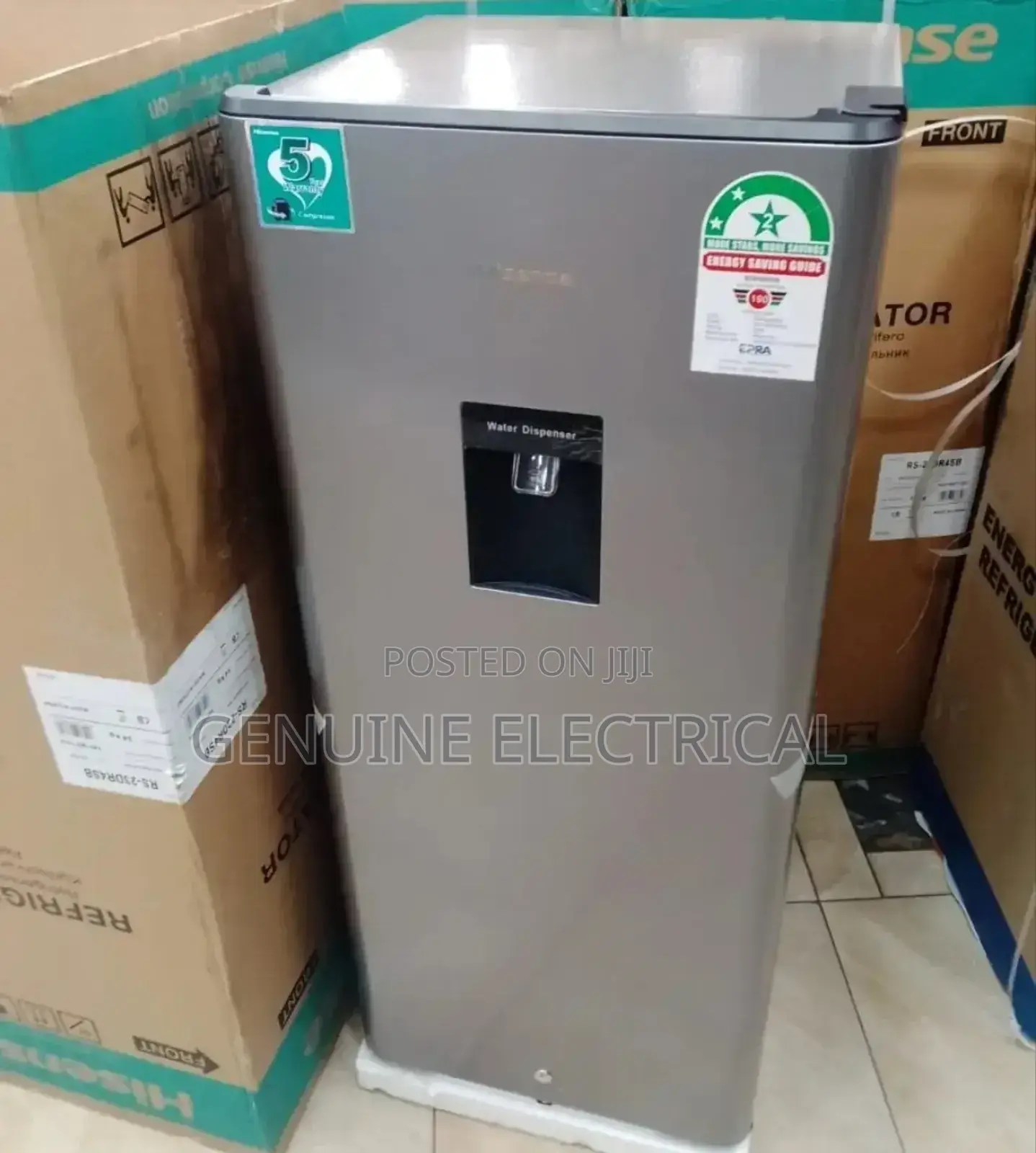 Inbuilt Dispenser Hisense 176 Litres Ref176dr Refrigerator.