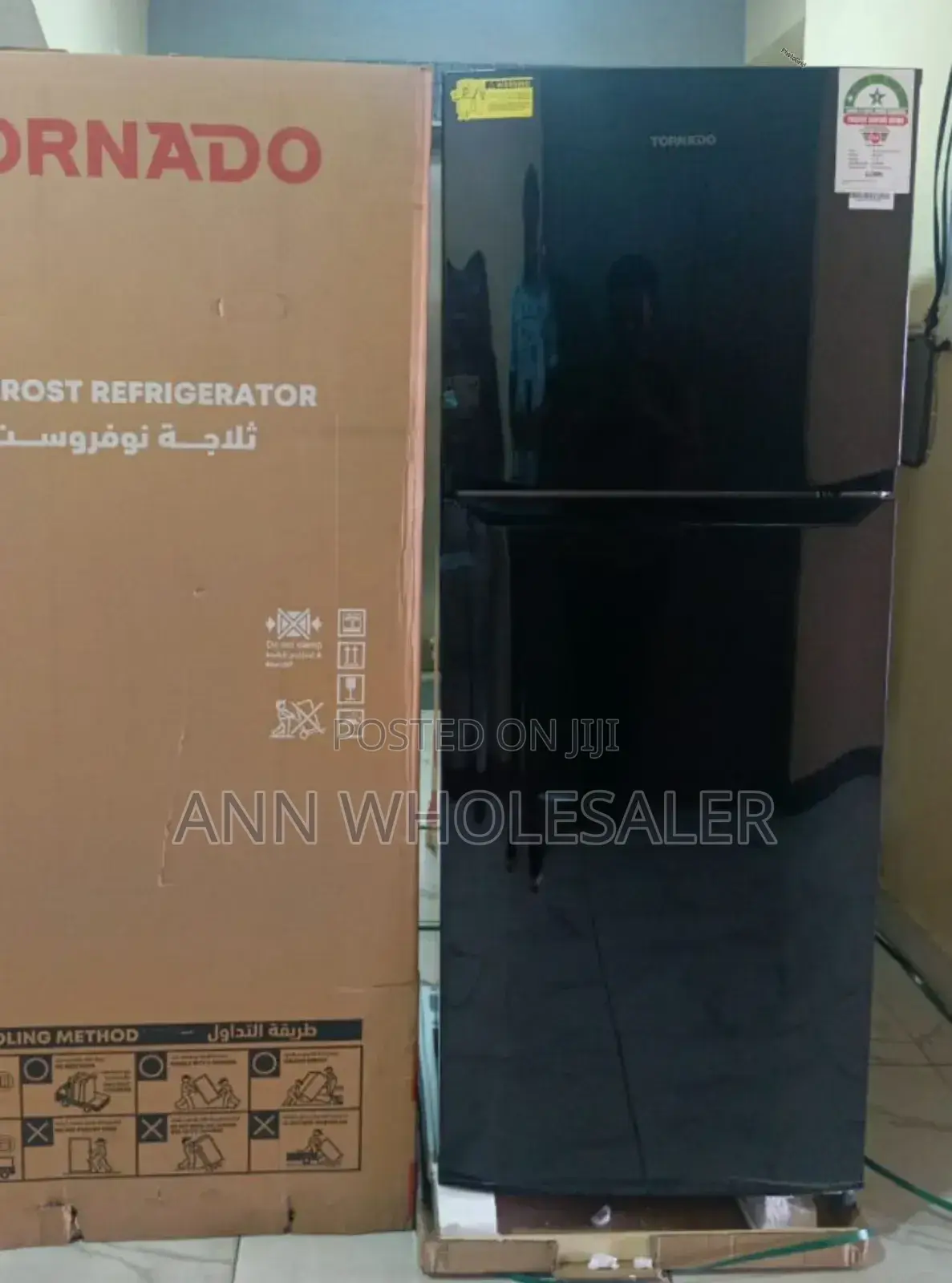 Tornado 304l Double Door Fridge, Total No Frost,
