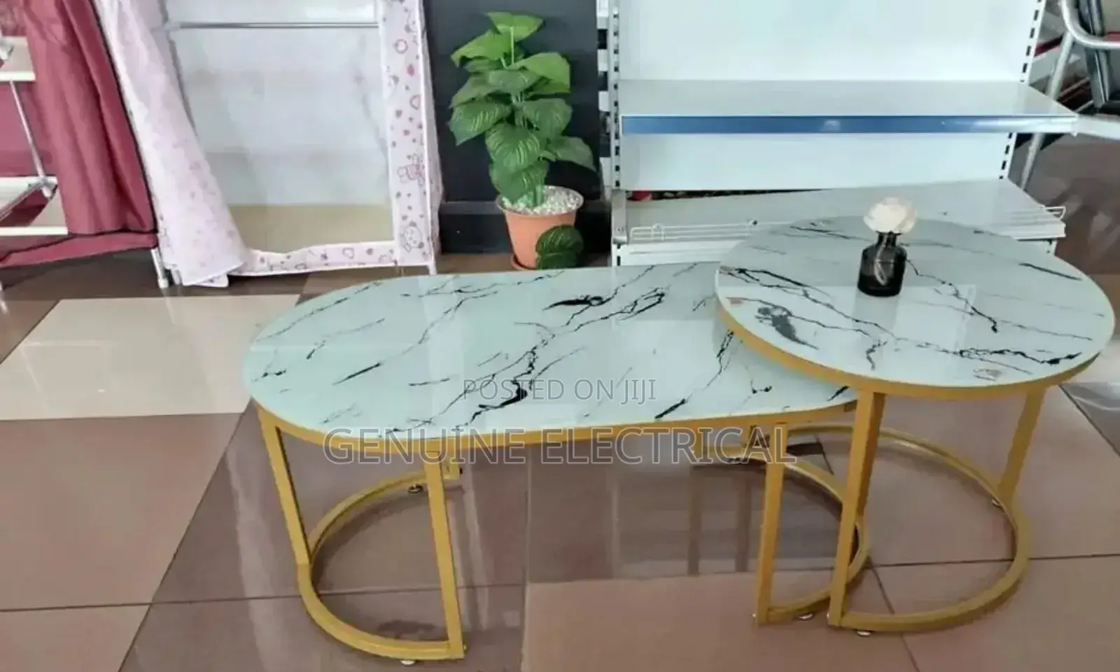 2pc Luxury Marble Table