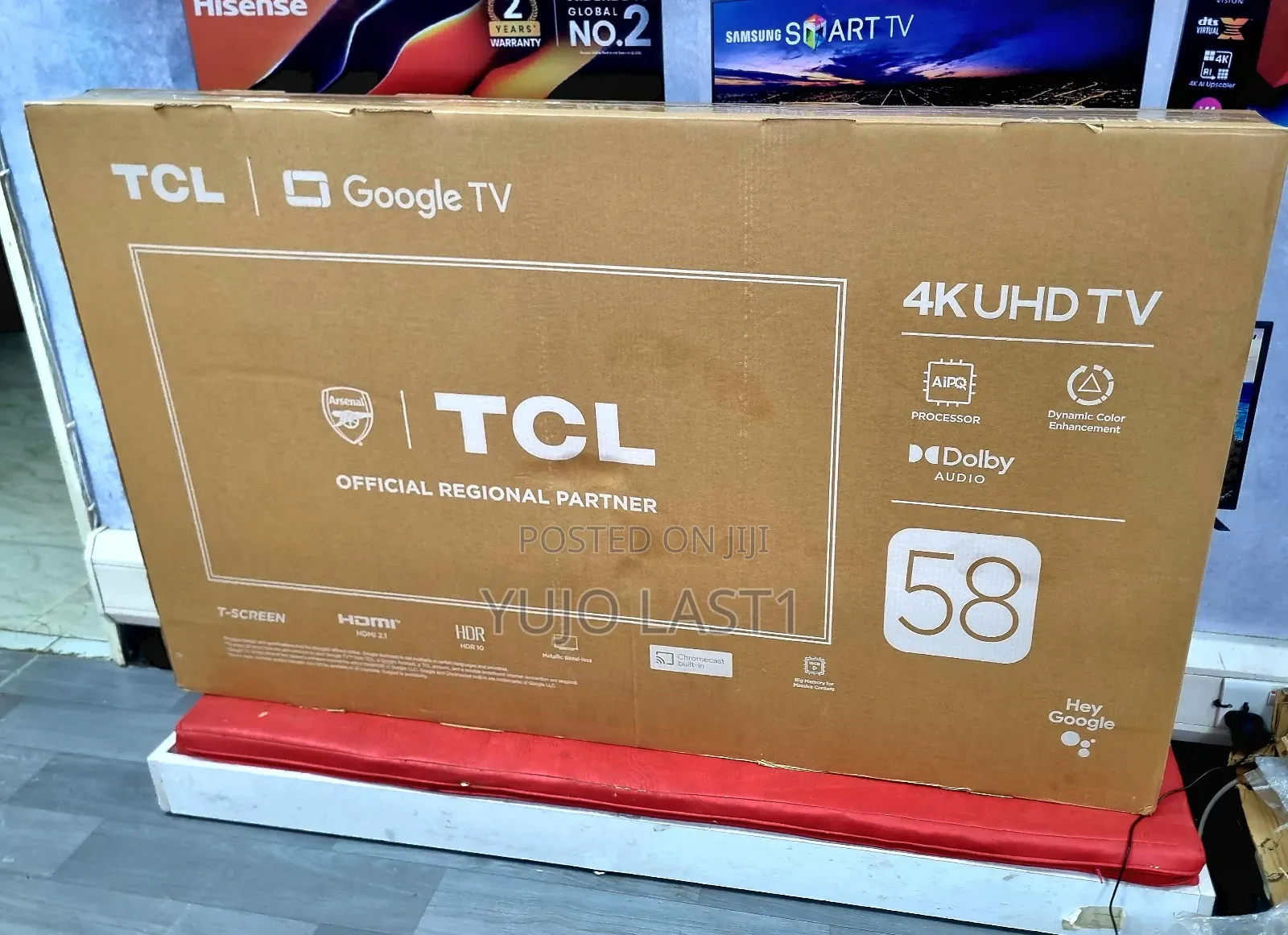 TCL 58′′ 58p635 Smart Android Uhd Google Tv