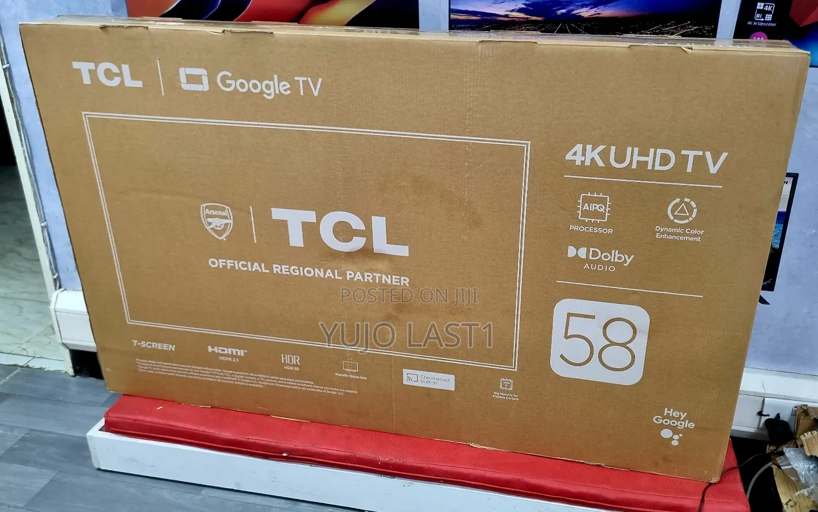 TCL 58′′ 58p635 Smart Android Uhd Google Tv